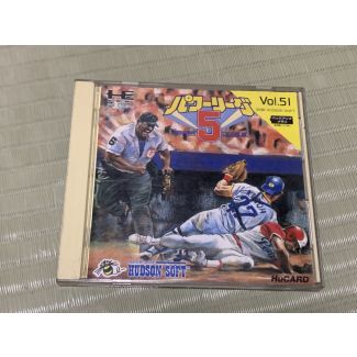 Power League 5 PC Engine CIB (Complete in Box) Japan Import